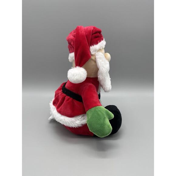Santa Claus Christmas Plush 11” Stuffed Doll Silver One - Picture 7 of 9